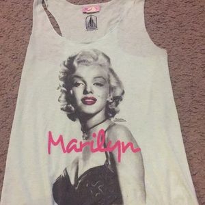 Marilyn Monroe tank. Mint green